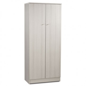 Armadio scarpiera multiuso con ripiani regolabili, dimensioni 62x34x147 cm. Scarpiere armadietto due ante in legno eucalipto, ideale per tutti i modelli di scarpe e stivali. 