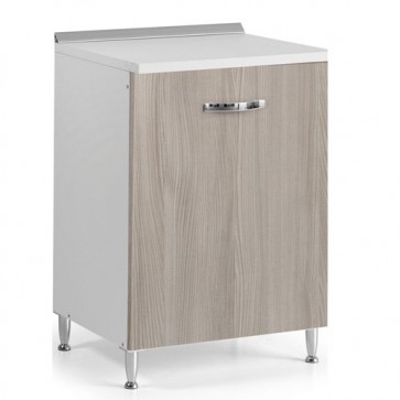 Mobile per cucina componibile con anta 60 cm olmo. Mobili base per cucine componibili, dimensioni 85x60x50 cm.