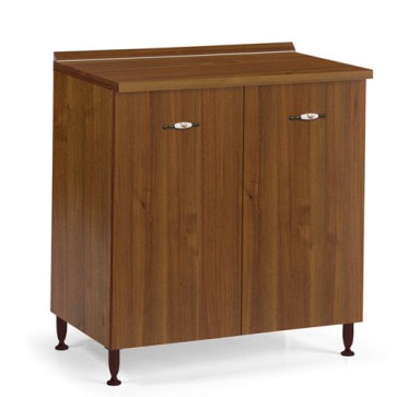Mobile per cucina componibile 80 cm con due ante noce antico. Mobili base per cucine componibili, dimensioni 85x80x50 cm.