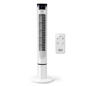 Ventilatore oscillante a torre 45 watt 102 cm con display e telecomando. Ventilatori oscillanti a colonna Black Decker indispensabili per rinfrescare casa e ideali in ufficio per raffreddare l'ambiente.
