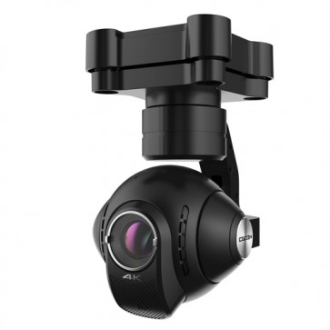 Videocamera CGO3 per drone Typhoon Q500 della Yuneec. Telecamera per droni professionali consente riprese 4K senza vibrazioni e foto a 12 megapixel. 