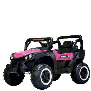 Auto macchina elettrica con batteria 12 Volt per bambine con telecomando. Fuoristrada elettrico SUV colore rosa Mp3 per bambina con radiocomando.