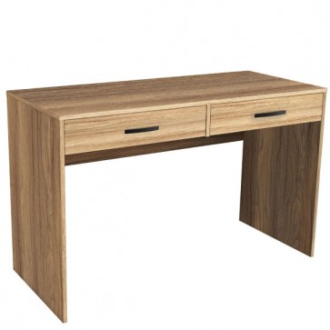 Scrivania ufficio porta pc rovere. Scrivanie in legno camerette completa di due cassetti,
