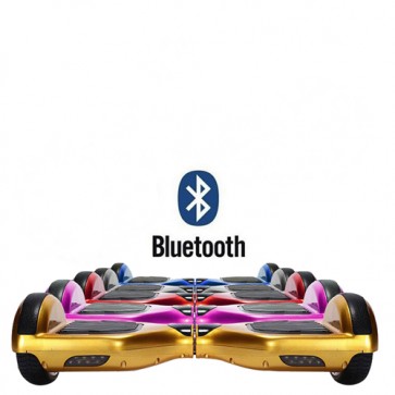 Hoverboard elettrico bilanciato con bluetooth e sistema giroscopico. Lo smart balance wheel è semplicissimo da guidare.