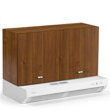 Mobile pensile sopracappa per cucina componibile completo di depuratore. Mobili pensili per cucine componibili con anta noce 90 cm.