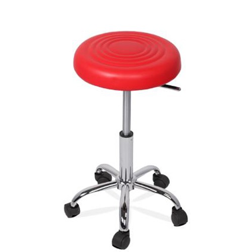 Sgabello da bar cromato per cucina, sgabelli design girevoli