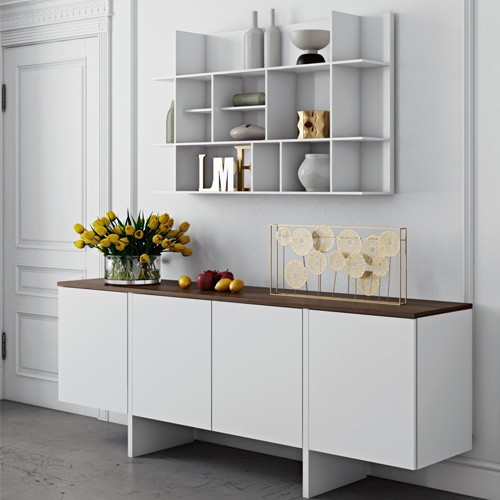 Credenza buffet moderna TemaHome con 4 ante. Mobili ...