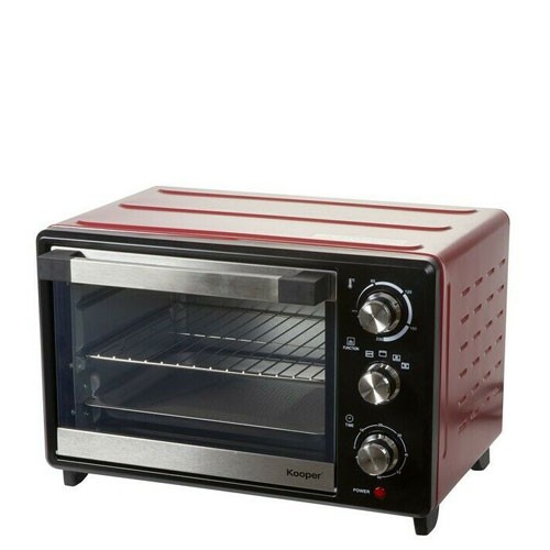 Forno Elettrico Ventilato DEVIL 32L - 1500W, 3 Modalit&agrave;, Timer 60 Min, Doppio Vetro Sicuro