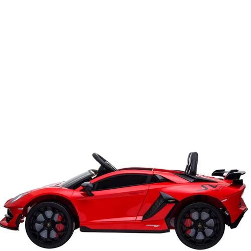 Macchina Elettrica Per Bambini Lamborghini Aventador Con Batteria 12 Volt Telecomando E Due Poggiatesta Auto Elettrica Sportiva Per Bambino Rossa Con Radiocomando