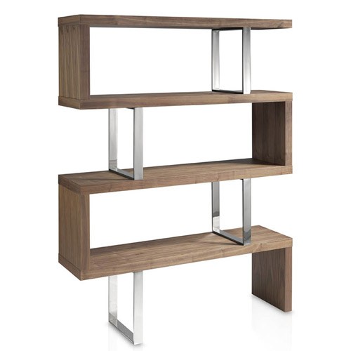 Libreria Design In Acciaio E Legno Angel Cerda Per Casa E Ufficio