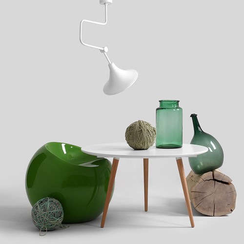 Lampada moderna salotto Customform, colore bianco. Lampade ...