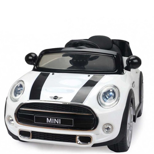Auto Elettriche 12v Mini Cooper Per Bambini Con Telecomando Macchine Elettriche Bmw Bianca Per Bambino Con
