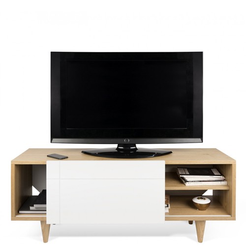 Mobile porta Tv TemaHome bianco con ante per cucina e ...