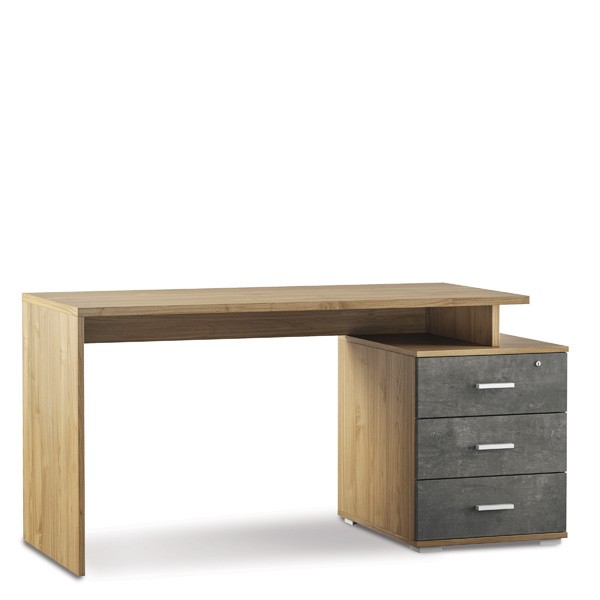 Scrivania ufficio noce con Scrivanie ikea in legno