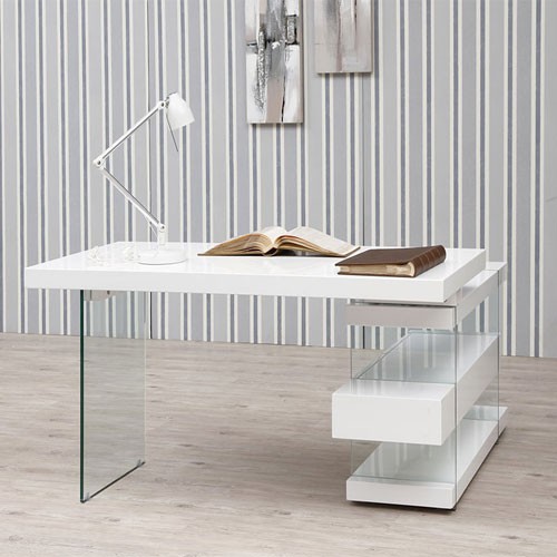 Tavolo Scrivania Legno Vetro Scrivania Ufficio Dal Design Moderno