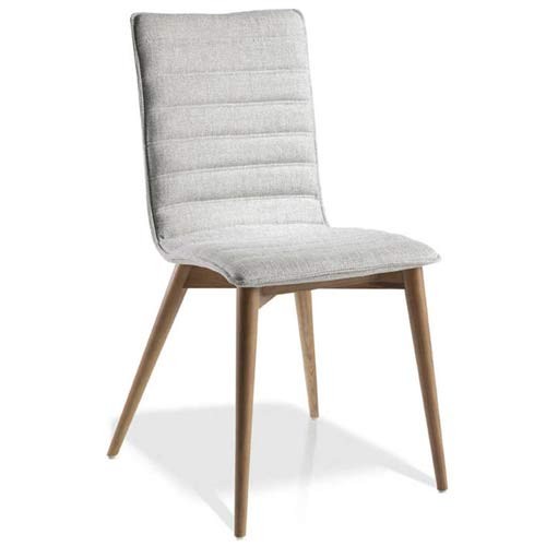 Sedia Imbottita In Tessuto Con Gambe In Legno Sedie Design Noce Angel Cerda Ideale Per Il Soggiorno Di Casa
