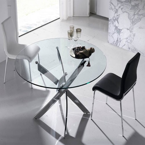 Tavolo da pranzo rotondo Angel Cerdà, tavoli cucina con piano in