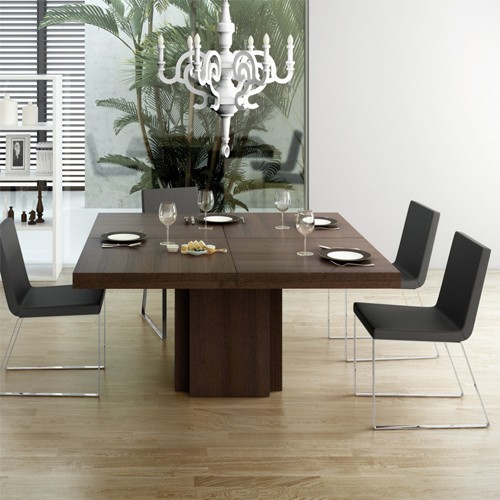 Tavolo Da Pranzo Geometrico Con Quattro Quadrati Congiunti Tavoli Moderni Temahome Ideali In Cucina E Soggiorno Dimensioni 75x150x150 Cm