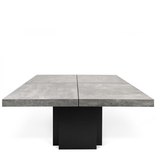 Tavolo Da Pranzo Geometrico Con Quattro Quadrati Congiunti Tavoli Moderni Temahome Ideali In Cucina E Soggiorno Dimensioni 75x150x150 Cm