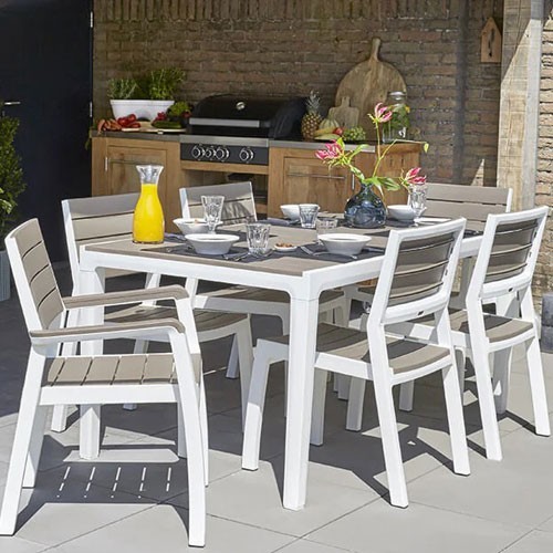 Tavolo leroymerlin allungabile da giardino in resina tavoli