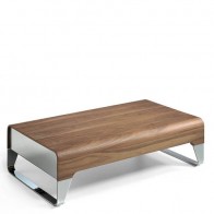 Tavolino rettangolare noce