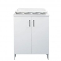 Lavatoio bianco 2 ante