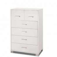 Mobile bianco 6 cassetti
