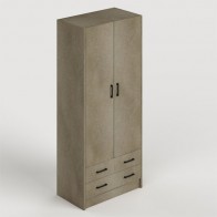 Armadio argilla con cassetti