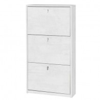 Scarpiera bianca 3 ante