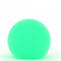 Lampada Hoop verde 70 cm