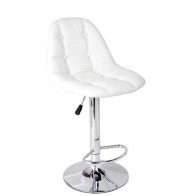 Sgabello Flynn bianco