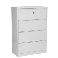 Armadio classificatore schedario ufficio in metallo. Armadietti metallici con 4 cassetti per archivio cartelle