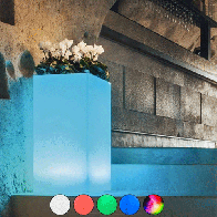 Vaso Cube Top RGB a batteria