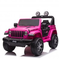Fuoristrada Jeep rosa 12V