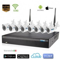 kit 8 telecamere wireless