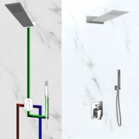 Kit Doccia San Diego 2 vie