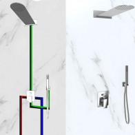 Kit Doccia San Diego 2 vie