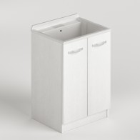 Lavatoio bianco 2 ante