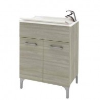 Lavatoio rovere grigio