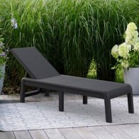 Lettino Mallorca Graphite