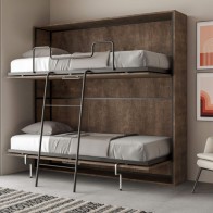 Letto Kando doppio noce