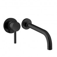 Miscelatore lavabo nero