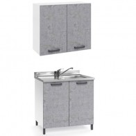 Mobile cucina cemento 80