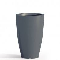 Vaso Prisma round grigio