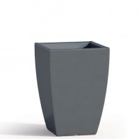 Vaso Prisma square grigio