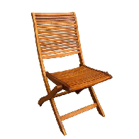 Sedia in legno pieghevole da giardino, set due sedie richiudibili pieghevoli da esterno per terrazzo. Dimensioni 63x53x95H cm