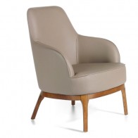 Poltrona girevole in ecopelle