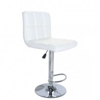 Sgabello Isaac bianco