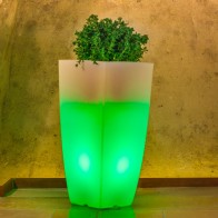 Vaso luminoso Stilo Quadro 90
