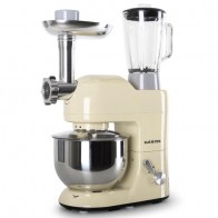Robot da cucina tritacarne mixer Klarstein 1200w, impastatrice planetaria da banco professionale.